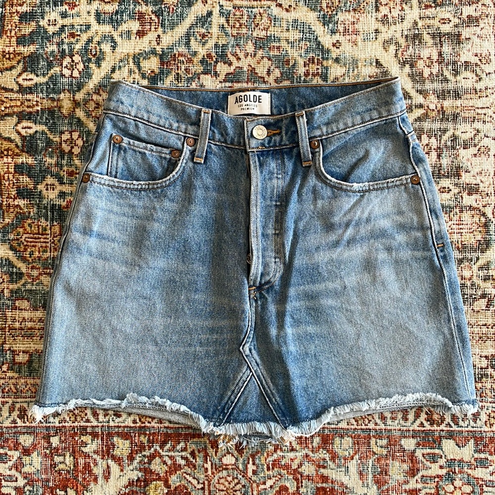 AGOLDE denim skirt - size 26